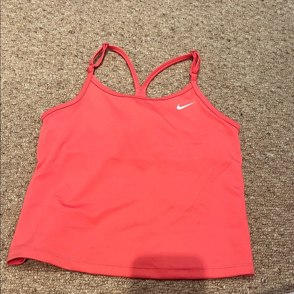Nike Girls Dri-FIT Indy Tank Sports Bra Coral – M – NWT - Picture 3 of 6